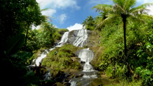 Inajaran Falls in the interior of Guam (line383411001) photo