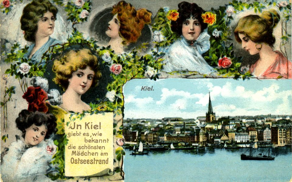 In Kiel gibt es, wie bekannt die schönsten Mädchen am Ostseestrand (Kiel 48.862)