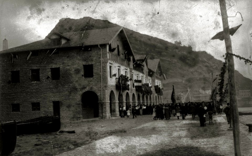Inauguración del albergue de pescadores del Cantábrico en la localidad de Getaria (3 de 7) - Fondo Car-Kutxa Fototeka