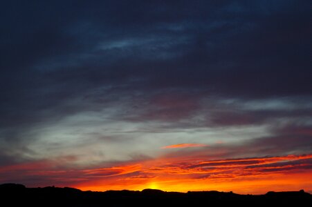 Sunrise sky clouds photo
