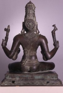 Indian - Festival Image of Shiva - Walters 543084 - Reverse photo