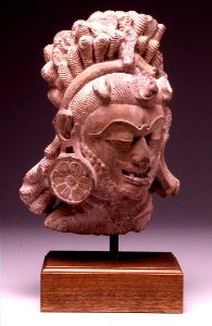 Indian - Head of Shiva in form of Bhairava - Walters 25261 - Three Quarter photo