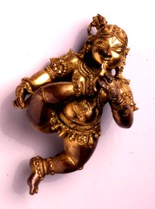 Indian - Cosmic Narayana (Vishnu) as Infant Krishna - Walters 543081 photo
