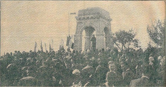 Inauguration monument Friscaty