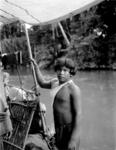 Indian med negerblod i ådrorna. Rio Sambú, Darién, Panamá. Darién, Sambú River. Panama - SMVK - 004356 photo
