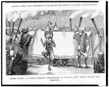 Indian Ocean-A coolie operatic performance at Ceylon-the Guru singing the prologue LCCN97513266