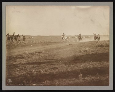 Indian pony race, Fort Belknap Reservation, Mont. LOC ds.10833 photo