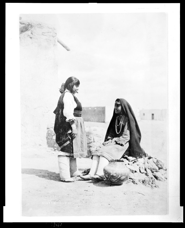 Indian maidens gossiping LCCN2010647169