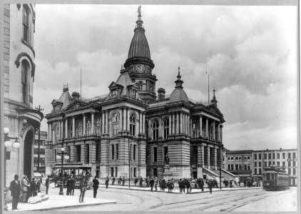 Indiana. Lafayette County Court House at Tippecanoe County LCCN2012645737 photo