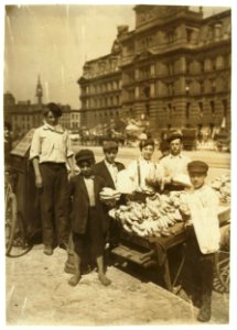 Indianapolis Fruit Venders, Italian Boys, Aug., 1908. Wit., E. N. Clopper. LOC nclc.05357