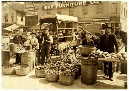 Indianapolis Market. Aug., 1908. Wit., E. N. Clopper. LOC cph.3b21343