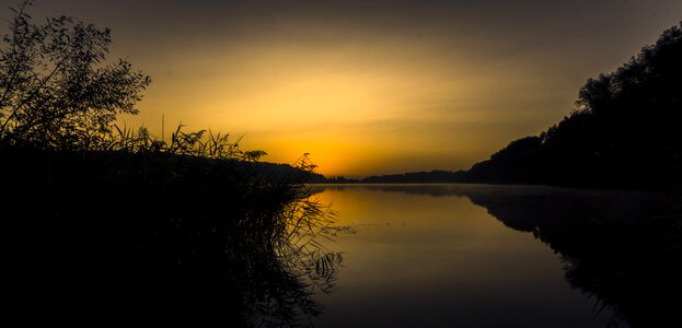 Mystical morgenrot lighting photo