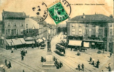 INCONNU 14 - LIMOGES - P¨lace Denis Dussoubs