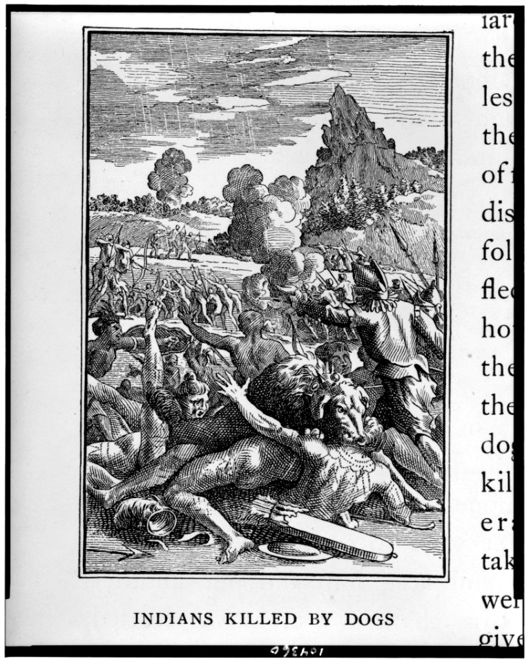 Indians killed by dogs LCCN91789646