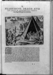 Indians greeting Francis Drake LCCN2006683442