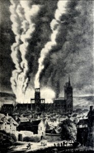 Incendie de la flèche en 1822