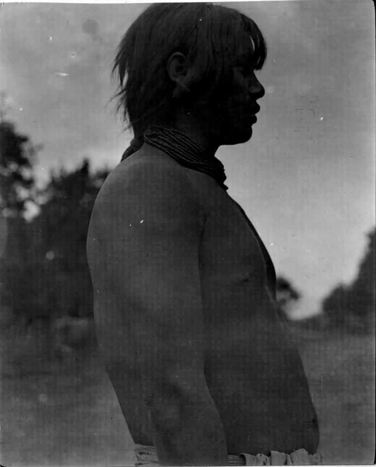 Indiantyp i profil. Gran Chaco. Bolivia - SMVK - 004818