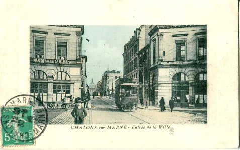 INCONNU - CHALONS-SUR-MARNE - Entrée de la Ville
