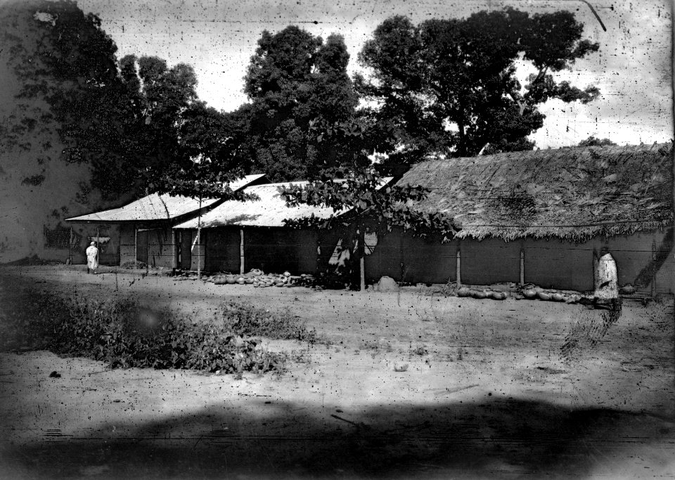 Indiska krukmakarekvarteret. Datum, 1907. Ort, Marovoay, Madagaskar. Marovoay - SMVK - 021852