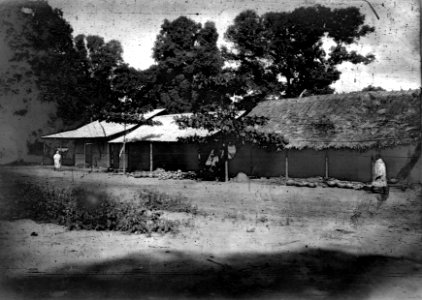 Indiska krukmakarekvarteret. Datum, 1907. Ort, Marovoay, Madagaskar. Marovoay - SMVK - 021852