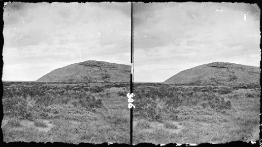 Independence Rock on the Sweetwater. Natrona County, Wyoming. - NARA - 517399