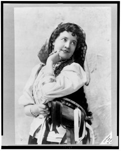 Inez Mecusker, half-length portrait, facing slightly right LCCN2002706908