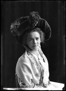 Inez Jensen, actor, portrait 1907 - SMV - GJ010