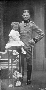 Infante Fernando de Baviera y su hijo Luis Alfonso de Baviera y Borbón