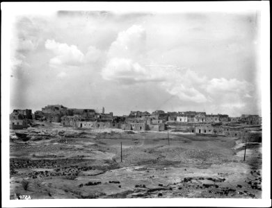 Indian pueblo of Laguna (San Jose de Laguna), New Mexico, ca.1900 (CHS-4723)