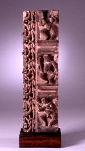 Indian - Architectural Fragment with Figures - Walters 25245