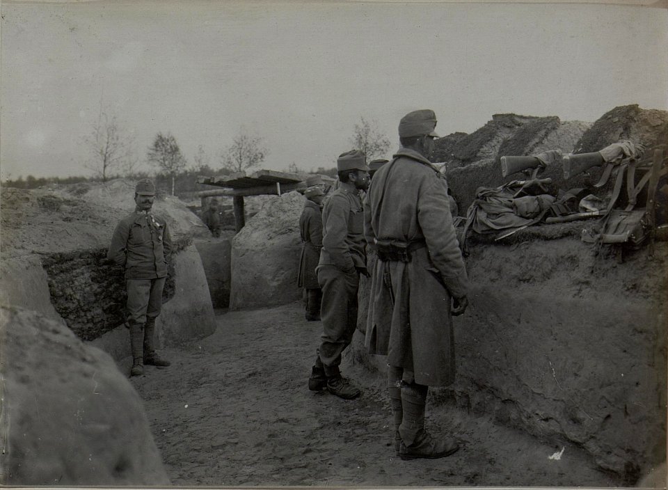 Infanterieregiment 3 in einer Stellung an d-Putilowka.Olyka, 20.10.1915 (BildID 15455590)