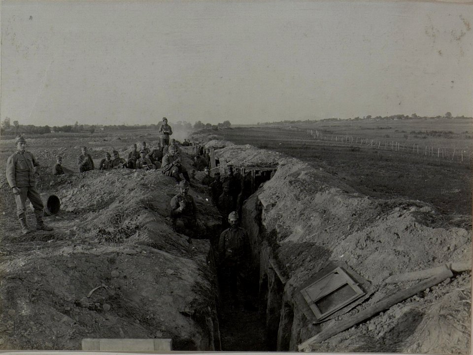 Infanterieregiment 99, Brückenkopfstellung bei Rozyszce, aufgenommen am 24. September 1915 (BildID 15455926)
