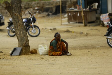 Indian lady village