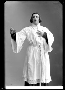 Ivan Hedqvist in Mäster Olof at Svenska teatern 1907 - SMV - GH106