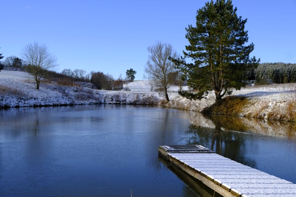 Ice frozen waters