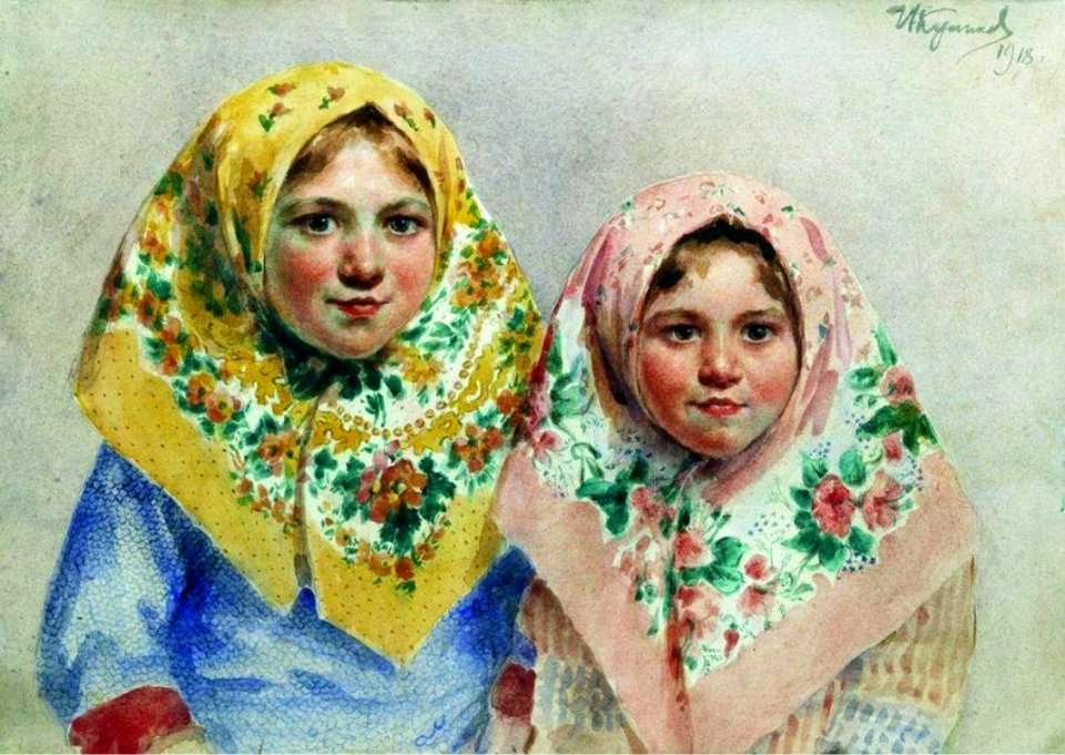 Ivan Kulikov Girls. 1918