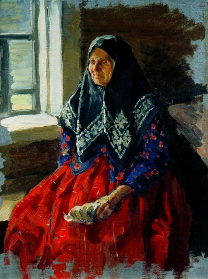 Ivan Kulikov The old woman from Nezhilovka. 1898