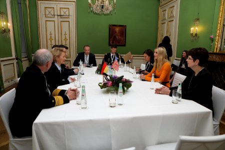 Ivanka Trump meets with German Defense Minister Ursula von der Leyen (47053314062)