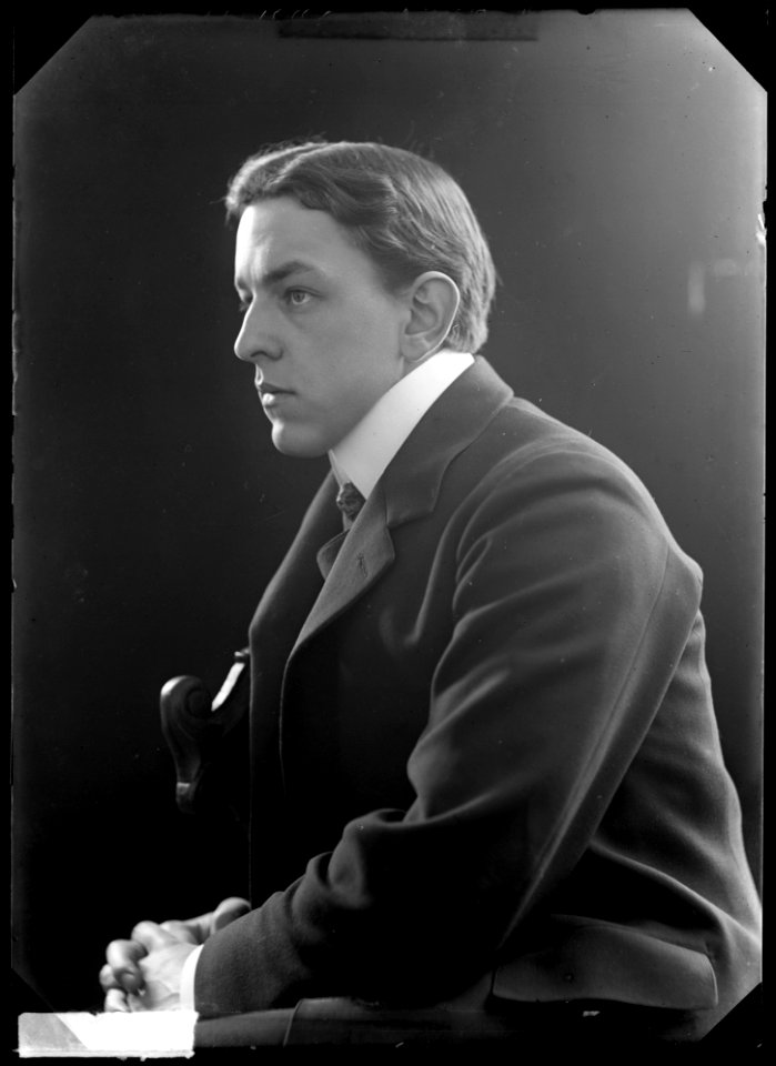 Ivar Kåge, actor, undated portrait - SMV - GK060