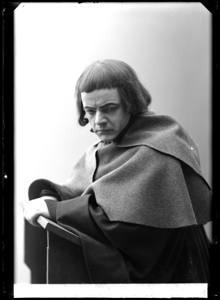 Ivar Nilsson in Mäster Olof at Dramatiska teatern 1908 - SMV - GN019