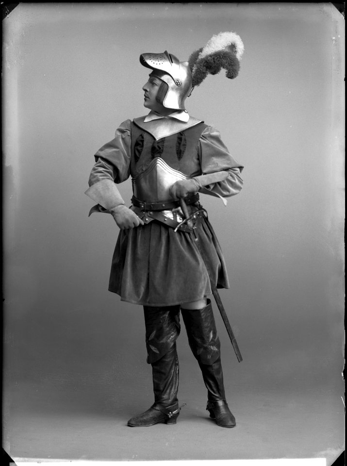 Ivar Nilsson in Siste riddaren at Dramatiska teatern 1909 - SMV - NN025