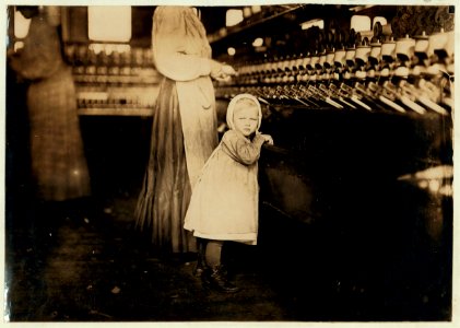 Ivey Mill, Hickory, N.C. Little one, 3 years old, who visits and plays in the mill. Daughter of the overseer. LOC cph.3a48537