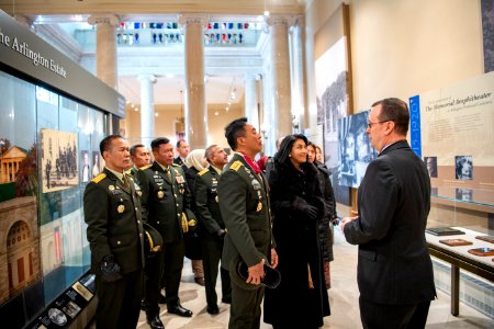 Indonesian Army Chief of Staff Gen. Andika Perkasa Participates in an Army Full Honors Wreath-Laying Ceremony at the Tomb of the Unknown Soldier - 49483621881