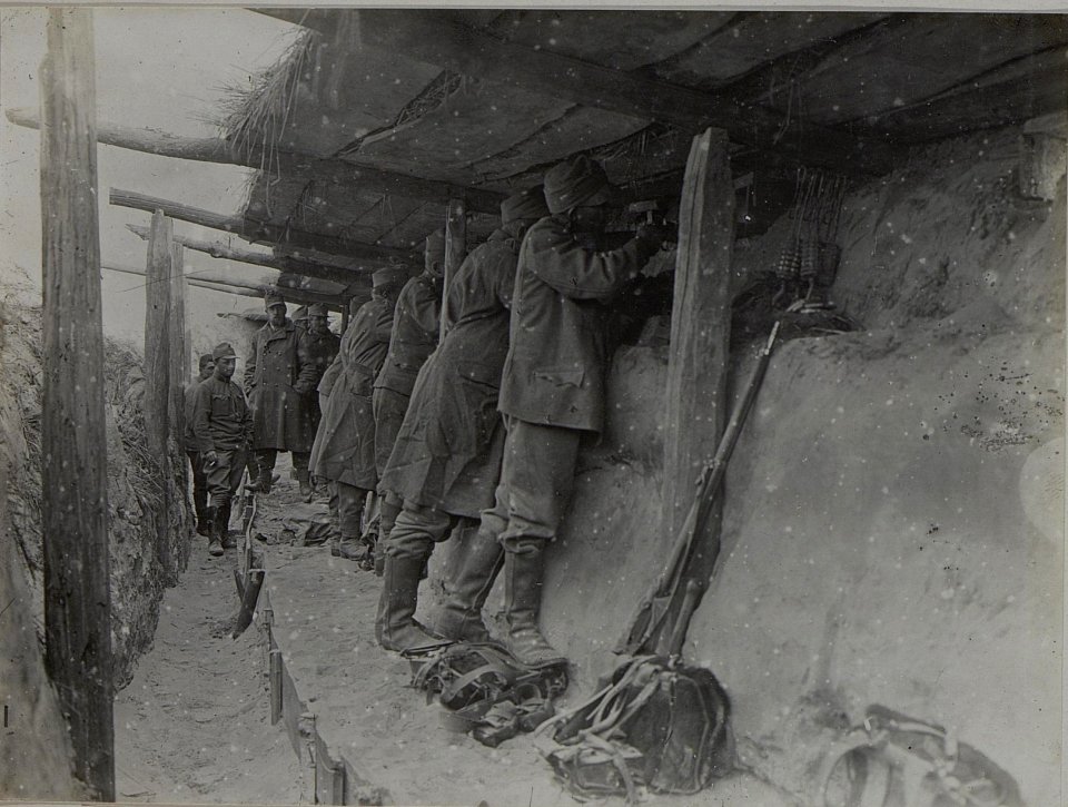 Infanterieregiment 99 in Stellung bei Karpilowka, 20.11.1915. (BildID 15455618)