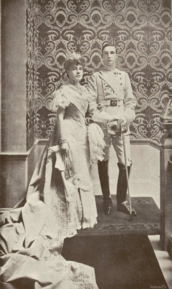 Infante Eulalia and Infante Alfonso of Orleans