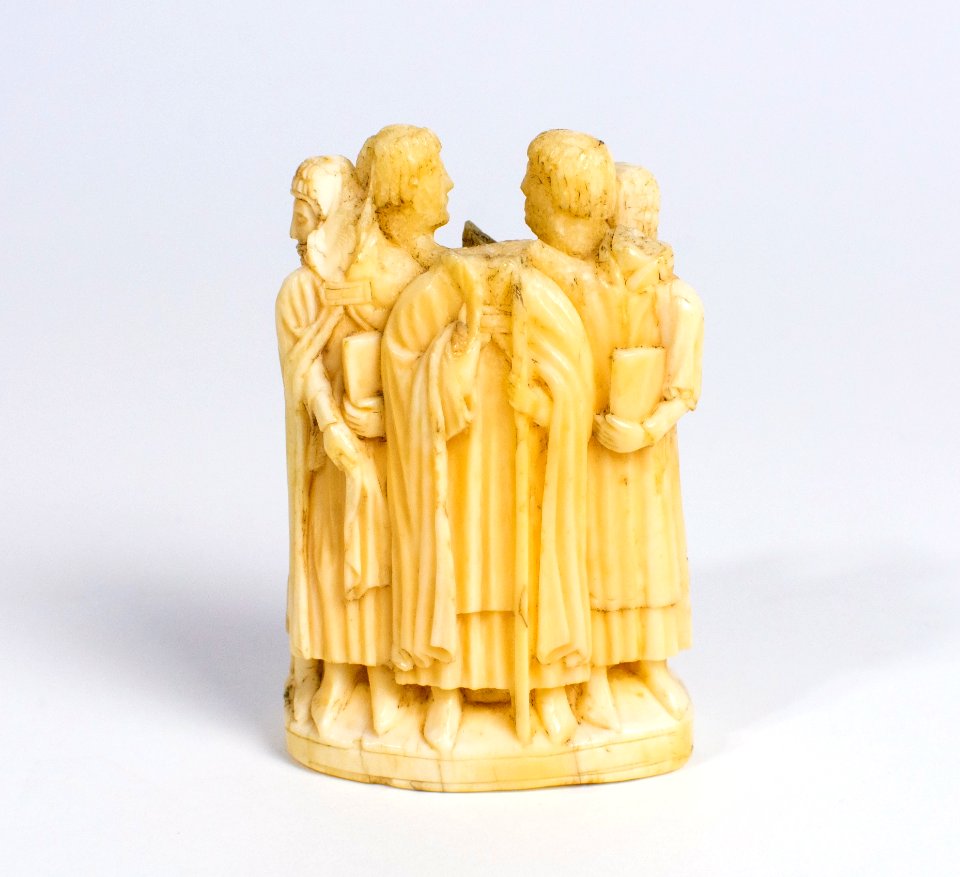 Ivory carving St. Thomas a Becket (reverse)