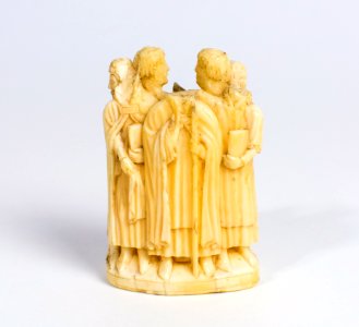 Ivory carving St. Thomas a Becket (reverse)