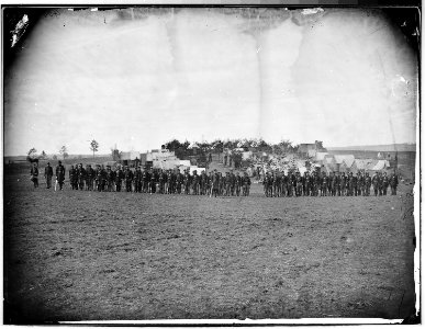 Infantry on dress parade - NARA - 524700