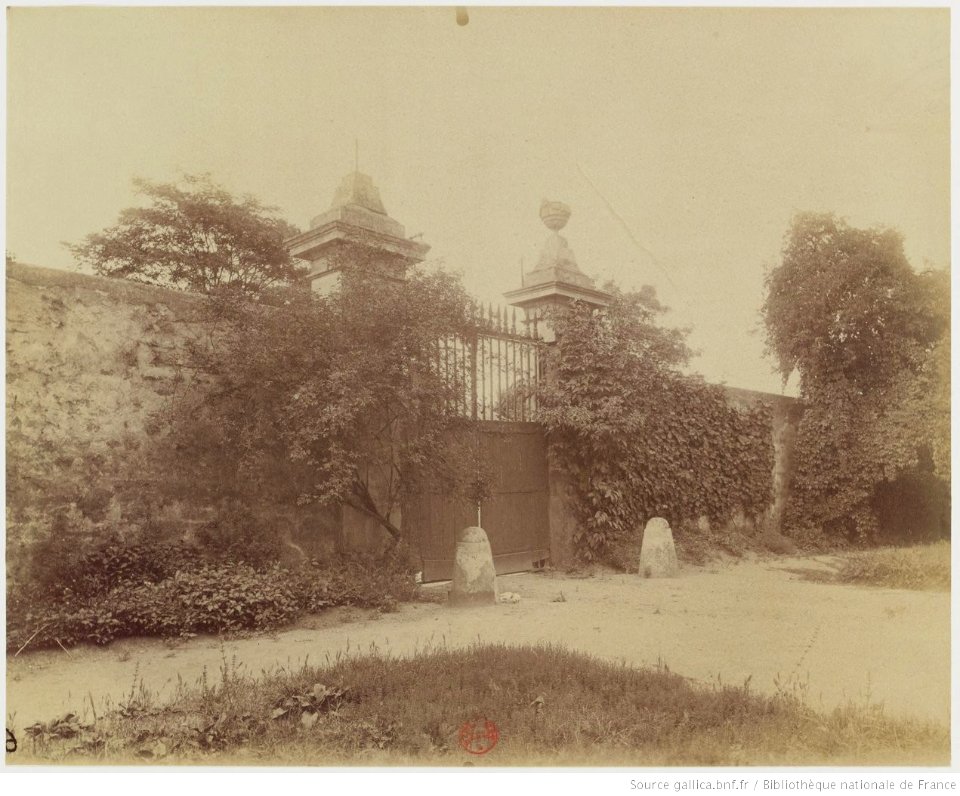Ivry sur Seine, Ancien château, Pension Pompée.Atget Eugène btv1b105183884 1