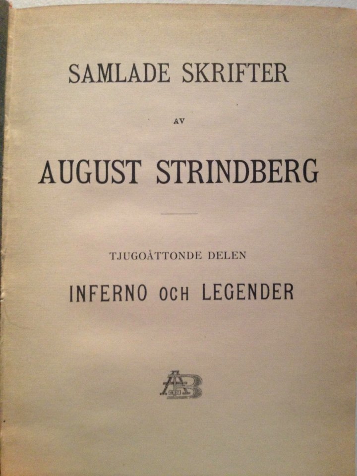 Inferno Strindberg